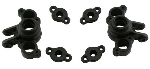 RPM R/C Products BLACK AXLE CARRIERS TRAXXAS 1/16 REVO/SLASH RPM73162