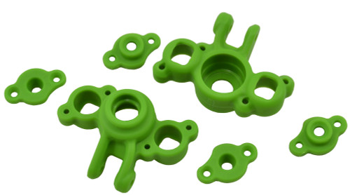 RPM R/C Products GREEN AXLE CARRIERS FOR TRAXXAS 1/16TH SCALE VEHICLES RPM73164