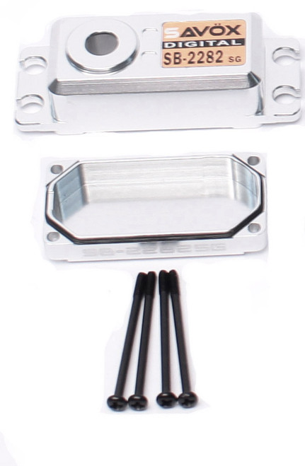 Savox TOP & BOTTOM SERVO CASE WITH 4 SCREWS SB2282SG SAVSCSB2282SG