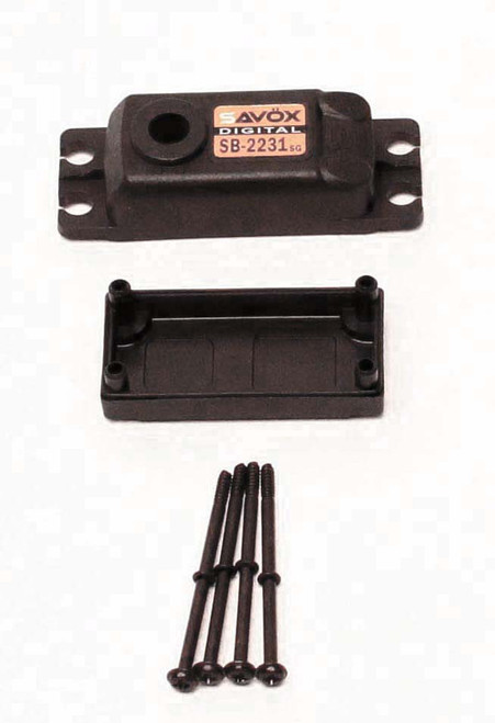 Savox TOP AND BOTTOM SERVO CASE WITH SCREWS FOR SGSB2231SG SAVSCSB2231SG