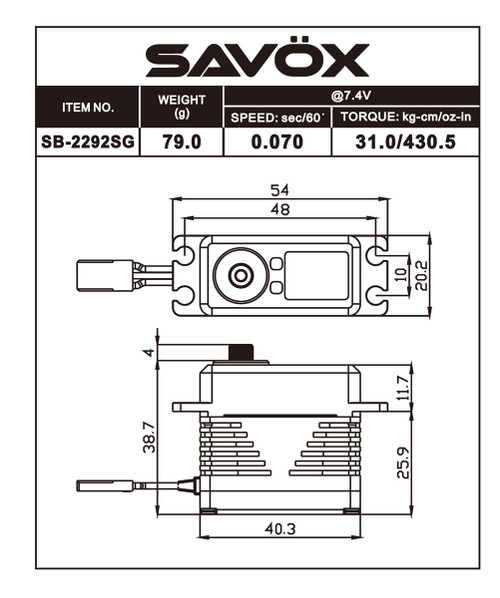 Monster Performance, Black Edition Brushless Servo Monster Performance, Black Edition Brushless Servo