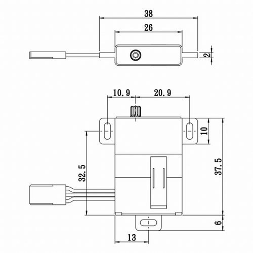 Savox - High Torque Digital Coreless Wing Servo Savox - High Torque Digital Coreless Wing Servo