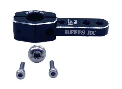 Reef's RC Single HD Horn 15T 4mm Holes - 5th Scale SEHREEFS107