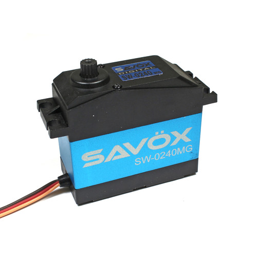 Savox WATERPROOF 5TH SCALE DIGITAL SERVO .15/486 HIGH VOLTAGE SAVSW0240MG