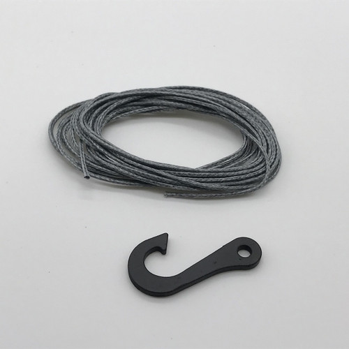 Synthetic Winch Line w/ Steel Hook Synthetic Winch Line w/ Steel Hook