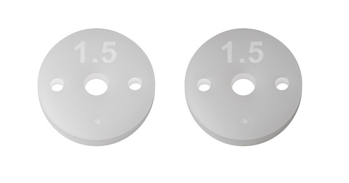 Team Associated FT 13mm Shock Pistons 2.5mm, 2x1.5 ASC91931