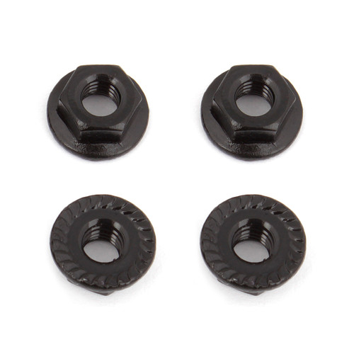 Team Associated M4 Serrated Nuts ASC91738