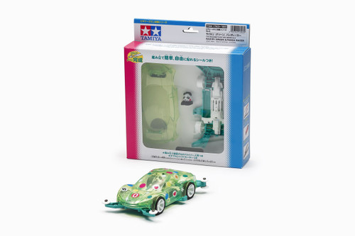 1/32 JR Mini 4WD PRO Raikiri Green Panda Racer Kit 1/32 JR Mini 4WD PRO Raikiri Green Panda Racer Kit
