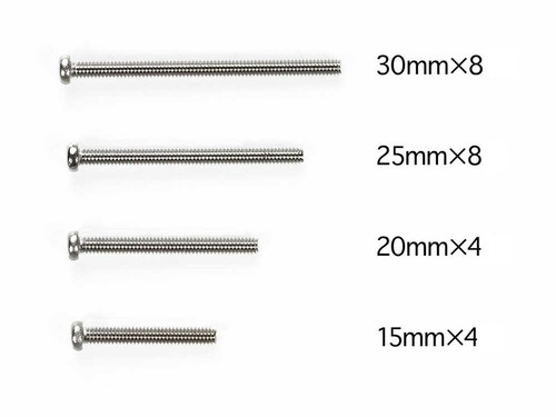 Tamiya JR Stainless Steel Screw Set TAM15508