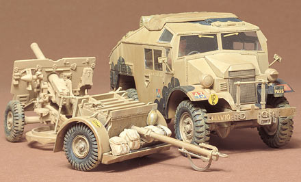 Tamiya 1/35 British 25 Pndr Gun/Quad Kit TAM35044