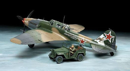 Tamiya 1/48 Ilyushin IL-2 Shturmovik & GAZ-67B Set TAM25212