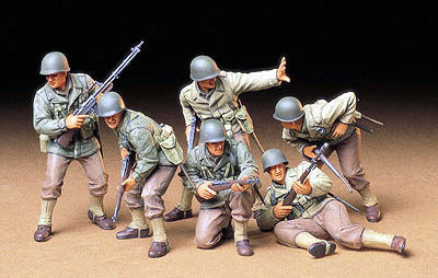 Tamiya 1/35 U.S. Army Assault Infantr Men Figures Plastic Model Kit TAM35192