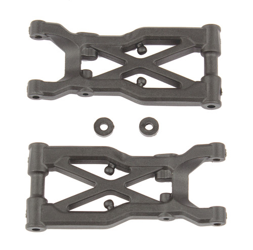 RC10B74 Factory Team Rear Suspension Arms, Carbon Fiber RC10B74 Factory Team Rear Suspension Arms, Carbon Fiber