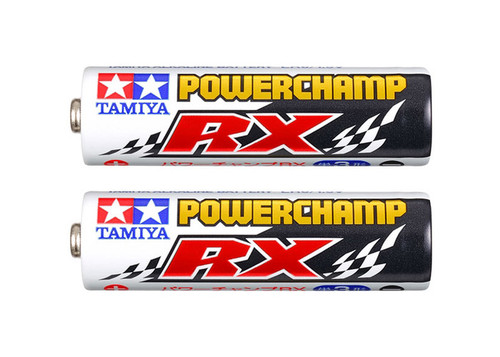 Tamiya Powerchamp RX AA Alkaline Batteries (2 Pack) TAM55119