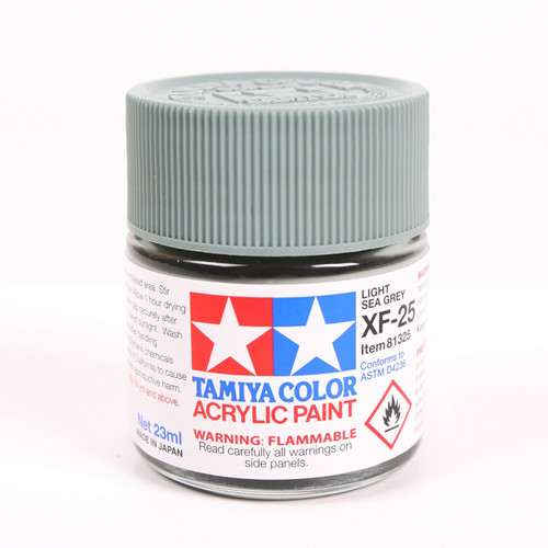 Acrylic XF-25 Light Sea Gray Paint, 23ml Bottle Acrylic XF-25 Light Sea Gray Paint, 23ml Bottle