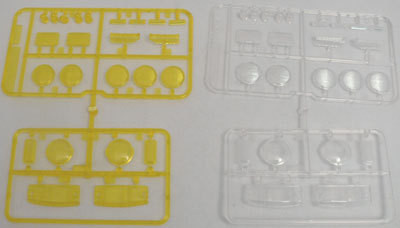 Tamiya P Parts, Clear Lens Parts for Bruiser and Hilux Toyota Cab TAM9115196
