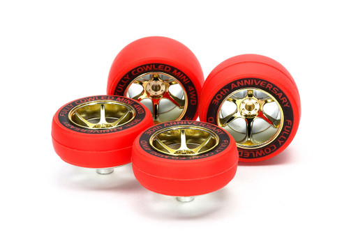 Fully Cowled 30th Anniversary Red Slick Tires & Gold Color Fully Cowled 30th Anniversary Red Slick Tires & Gold Color