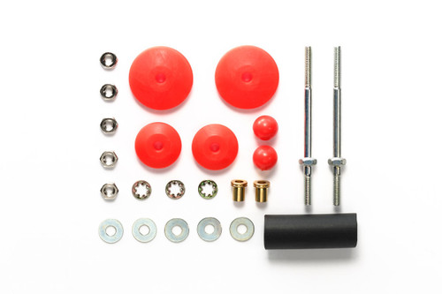 Tamiya JR LG Dia Stabilizer Head Set, 11mm/15mm (Red) TAM95401