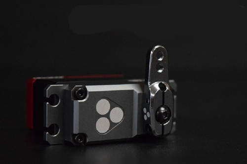 Servo Arm Dual Clamping Aluminum, Crowbar20, 20mm, 25T Servo Arm Dual Clamping Aluminum, Crowbar20, 20mm, 25T