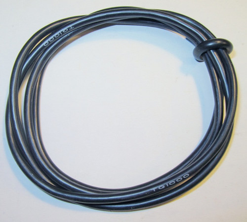 14 Gauge 1000 Strand Super Flexible Wire- 3' Black 14 Gauge 1000 Strand Super Flexible Wire- 3' Black