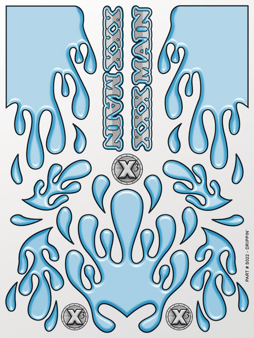 XXX Main Racing Drippin' Sticker Sheet XXXS022