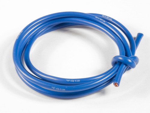TQ Wire 13 Gauge Super Flexible Wire- Blue 3' TQW1332