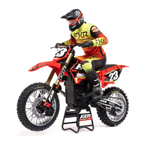 Losi 1/4 Promoto-MX Motorcycle RTR, FXR Red Losi 1/4 Promoto-MX Motorcycle RTR, FXR Red