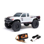 Axial Axial 1/24 SCX24 Base Camp 4x4 Rock Crawler Brushed RTR - White AXI-1219T1