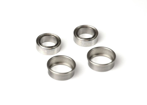Tamiya F1 1/4" Axle Adapter Bearings Set, for TRF104 F104 Tamiya F1 1/4" Axle Adapter Bearings Set, for TRF104 F104