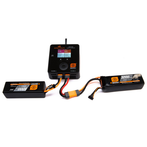 7.4V 5000mAh 2S 30C Smart Hardcase LiPo Battery: IC5 7.4V 5000mAh 2S 30C Smart Hardcase LiPo Battery: IC5