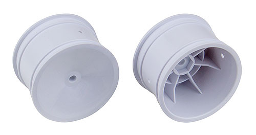 2WD/4WD Rear Wheels, 2.2in, 12mm Hex, White 2WD/4WD Rear Wheels, 2.2in, 12mm Hex, White