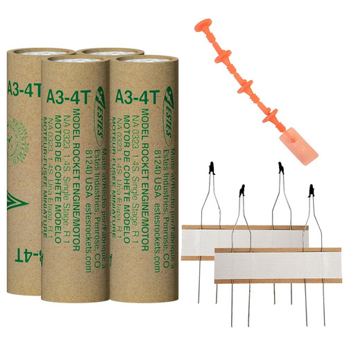 A3-4T Model Rocket Engines (4pk)