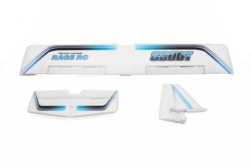 Rage R/C Printed Main Wing and Tail Set; Scout RGRA1642
