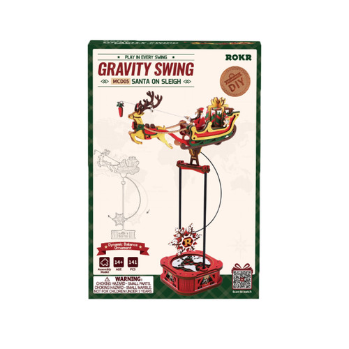 Santa On Sleigh Scale Model Vehicle