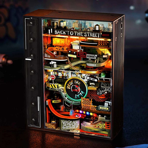 Hip-Hop Street Marble Run Mechanical 3D Puzzle Hip-Hop Street Marble Run Mechanical 3D Puzzle