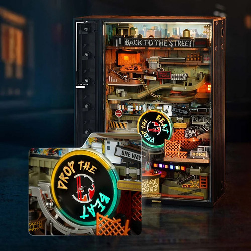 Hip-Hop Street Marble Run Mechanical 3D Puzzle Hip-Hop Street Marble Run Mechanical 3D Puzzle