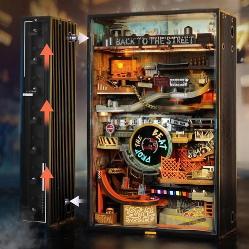 Hip-Hop Street Marble Run Mechanical 3D Puzzle