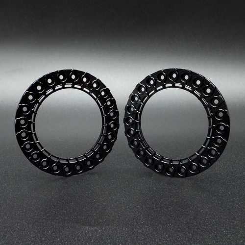 Reef's RC 1.9 "SLUICE" Beadlock Ring (Black) (2) SEHREEFS259