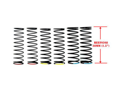 Reef's RC XP Long Shock Spring Set (2 Soft, 2 Med, 2 Firm) SEHREEFS268