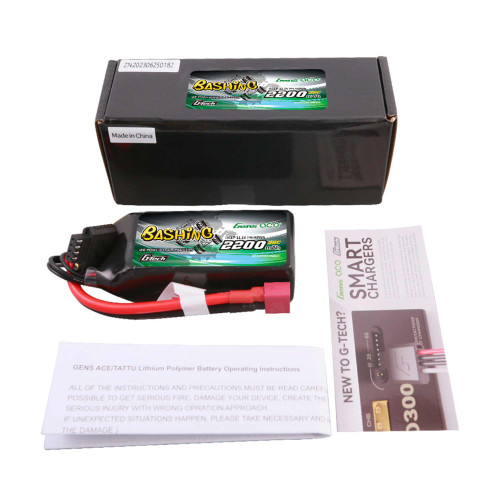 11.1V 2200mAh 3S 35C G-Tech Smart Lipo: Deans