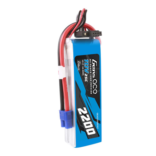 11.1V 2200mAh 3S 60C G-Tech Smart Li-Po: EC3 GEA223S60E3GT