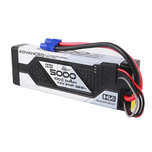 7.6V 5000mAh 2S 100C G-Tech Smart Lipo: EC3 7.6V 5000mAh 2S 100C G-Tech Smart Lipo: EC3