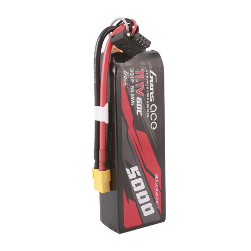 11.1V 5000mAh 3S 60C G-Tech Smart LiPo: XT60 11.1V 5000mAh 3S 60C G-Tech Smart LiPo: XT60