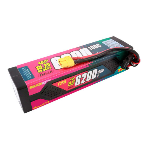 15.2V 6200mAh 4S 100C G-Tech Smart LiPo: XT60