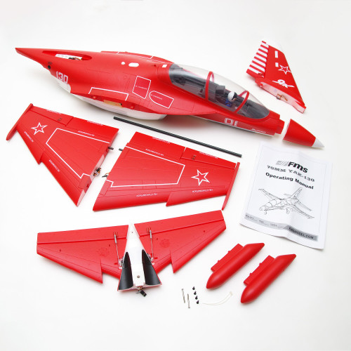 YAK-130 Jet 70mm EDF V2 PNP Red-