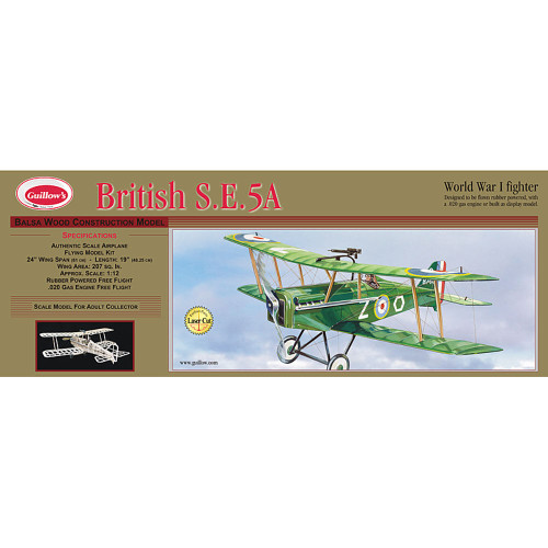 Guillow British SE 5A Laser Cut GUI202