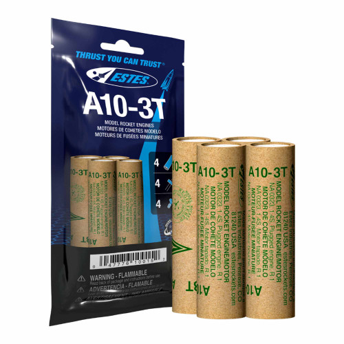 A10-3T Model Rocket Engines (4pk)