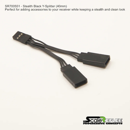Scale Reflex Scale Reflex - Y Splitter - 40mm All Black SRF700551