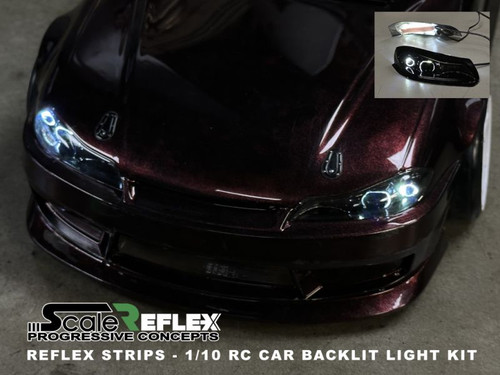 Scale Reflex - Strip - LEDs for Lexan Light Bucket Kit (Wht, Amb, Red)