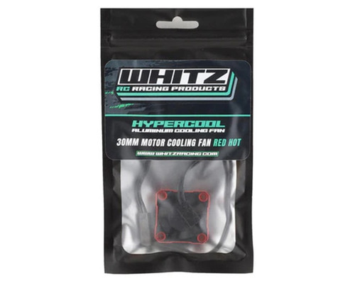 Whitz Racing - HyperCool Aluminum Cooling Fan - 30mm - Red Hot